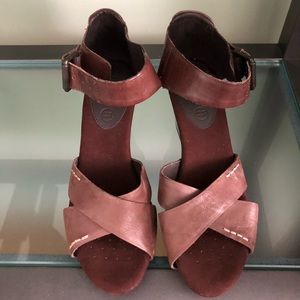 Geox wedge sandals. NWOB